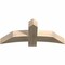 Ekena Millwork Bellingham Rough Sawn Timber Gable Bracket, Douglas Fir, 48"W x 20"H x 6"D x 6"F, 10/12 Pitch GBW048X20X0606BEL00RDF - alternate 3